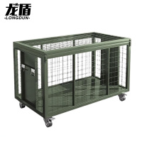 龙盾网箱金属箱笼应急物资周转箱仓储网笼1600*670*950带拉手