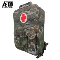 龙盾 卫生员背囊 野外急救背囊双肩急救包水墨纹空包不含药品