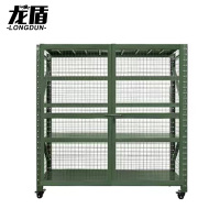 龙盾网箱金属架笼应急物资架周转箱仓储网笼2000*700*2000