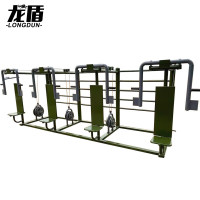 龙盾户外力量综合训练器材 健身器械户外体能训练 胸大肌组合训练器