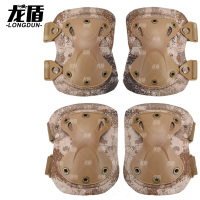 龙盾 战术护膝护肘护具训练套装爬行训练装备运动骑行护具荒漠星空
