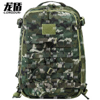 龙盾 新式户外战术突击包迷彩背包双肩背囊军迷作训包水墨云纹夏