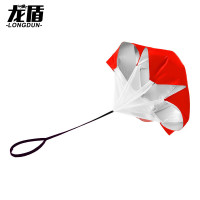 龙盾涂银阻力伞体能训练器材短跑爆发田径跑步减速伞降落伞红色