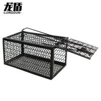 龙盾老鼠笼老鼠夹笼连续捉捕老鼠 黑色3个装