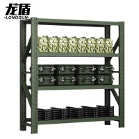 龙盾存放架锹镐架铁锹架摆放货架军迷装备重型存货架
