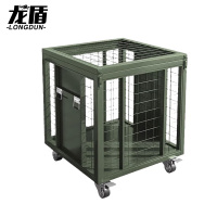龙盾网箱金属箱笼应急物资周转箱仓储网笼900*900*900带拉手