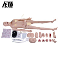 龙盾男性护理人+褥疮模块+创伤模块护理模拟人全功能护理训练模型