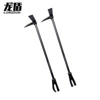龙盾羊角撬棍42英寸 多功能消防撬棍哈里根撬棒破拆防爆
