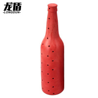 龙盾橡胶啤酒瓶 表演道具模拟训练橡胶器材 橡胶酒瓶