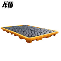 龙盾防渗漏托盘 六桶吨桶油桶特厚六桶防漏平台1900*1300*170mm