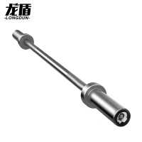 龙盾杠铃杆直奥杆 电镀50mm大孔直杆健身房举重深蹲卧推硬拉奥杆1.2米