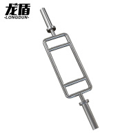 龙盾环形杠铃杆目形杆奥杆 电镀杠铃举重卧推锻炼健身器材