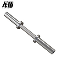 龙盾杠铃杆直奥杆 电镀50mm大孔直杆健身房举重深蹲卧推硬拉奥杆1.5米