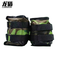 龙盾负重绑腿沙袋运动体能通用绑脚迷彩沙袋5公斤两只适合绑脚