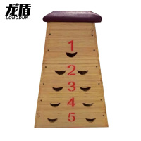 龙盾五级七级跳箱 松木体操弹跳体能训练木质跳箱 小五节