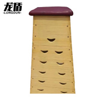 龙盾五级七级跳箱 松木体操弹跳体能训练木质跳箱 大七节