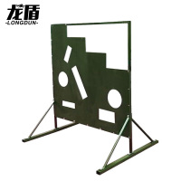 龙盾战术射击靶板 打靶训练器材 九孔战术靶板2*1.2m厚1.5m