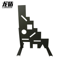 龙盾九孔射击靶板限制板障碍板九孔射击板九孔战术板厚1.7cm