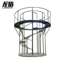 龙盾螺旋梯 400米渡海登陆训练场 户外扩展体能训练器材