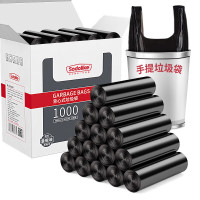 Sodolike 尚岛 背心手提式垃圾袋 1000只装 中号加厚垃圾袋50*65cm