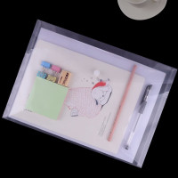 互信按扣文件袋 白色 1个装