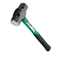 长鹿 包塑纤维柄八角锤10P