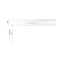 长鹿 铝合金带水泡角尺300mm