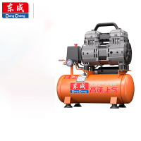 东成无油低音空压机DQE1380-10L小型气泵便携木工吹尘打钉枪