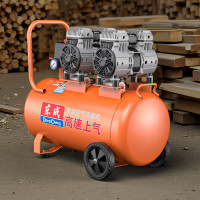 东成无油低音空压机DQE1480×2-55L升级大功率便携式气泵空气压缩机