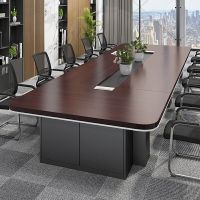 仓迪 CD-0019 实木简约会客桌 板式会议桌 洽谈桌 5.0*1.5*0.76m(张)