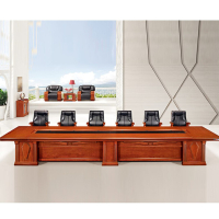 仓迪 D-8060 大型会议桌 油漆会议桌 胡桃色8500W×2200D×760H(MM)(单位:张)