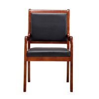 仓迪 CD-HD175B 将军椅实木椅中式办公椅会议椅皮革座椅 530*470*890mm(单位:把)