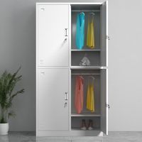 仓迪(CANGDI)加厚四门更衣柜员工储物柜带锁铁皮柜鞋柜 碗柜 CD-061H 1800*850*420mm单位:个