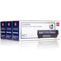 得力DBH-2612AX3三支装特惠硒鼓套装(黑色)(3个每套)(个)