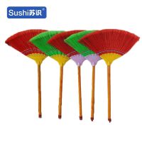 苏识 QJ0012 波纹丝扫帚环卫八钉小扫把圆头硬毛 八钉波纹丝 一把(单位:把)