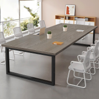 古睿德 办公会议长桌 长1600*宽800*高750mm 灰橡木