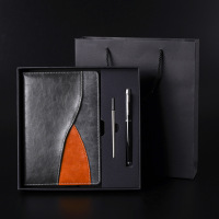 徽睿 高档笔记本礼盒套装定制可印logo公司办公记录记事手账本商务