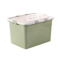 苏宁宜品 特大号绿色超大塑料家用衣服玩具储物收纳箱 SNYP-SNX190 1个