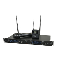 得胜M-2RP真分集一拖二无线腰挂麦克风