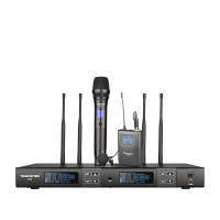 得胜M-2FP真分集一拖二无线领夹/头戴麦克风