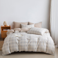 無印良品 云纱棉提花四件套--洛卡时尚 200*230