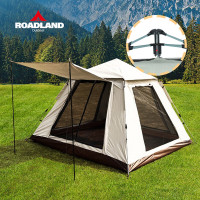 洛得兰德LD-ZP103户外露营全自动速开防晒加厚野外露营便携式可折叠帐篷 米白色 .