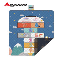 洛得兰德LD-CD101超声波机洗野餐垫家用公园草地毯子户外折叠便携跳棋地垫 跳棋2*2M