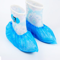 宜洁(yekee) 一次性鞋套加厚100只装 室内机房厂房样板间防水防滑脚套Y-9664