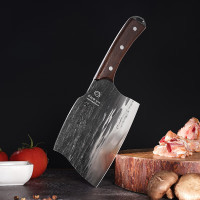 十八子作手工锻打刀具 家用菜刀墨锋斩切刀SL2326-AB[精美彩盒装]