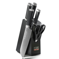 十八子作厨房刀具套装水果刀剪刀砍骨切片刀 十八子菜刀套装悅影七件套 悅影七件套[S2325] 7件套