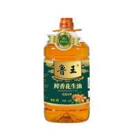 鲁王 90°低温压榨鲜香花生油 一级压榨食用油 厂家直发 厨房好粮油 [5L]90°低温压榨大桶