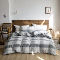 南方生活全棉印花四件套 缓慢灰