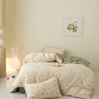 娇好韵A类双层纱四件套-莫迪(被套200*230cm*1、床单240*245cm*1、枕套48*74cm*2)