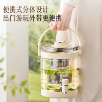 小熊(Bear)养生壶 养生桶花茶桶 水龙头烧水壶煮茶器煮茶壶 玻璃花茶壶恒温电热水壶 3L大容量ZDH-F30F1